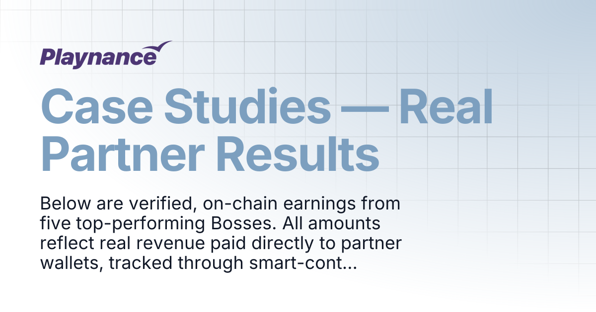 Case Studies — Real Partner Results | Case Studies | On-Chain ...
